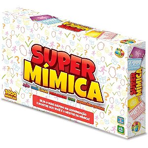 Jogo de tabuleiro super mimica - ggb plast (unidade)