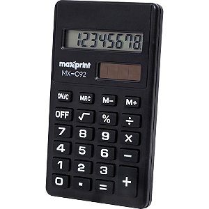 Calculadora de bolso 8 dig mx-c92 - maxprint (unidade)