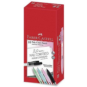 Lapiseira 2.0mm click pencil mix (s) - faber-castell (cx.c/10)