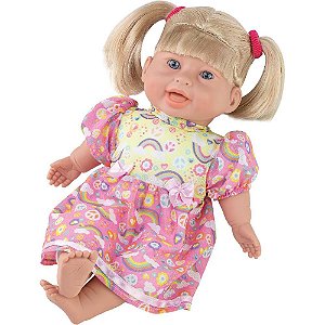 Boneca com mecanismo rafaeli faz xixi 37cm - milk (unidade)