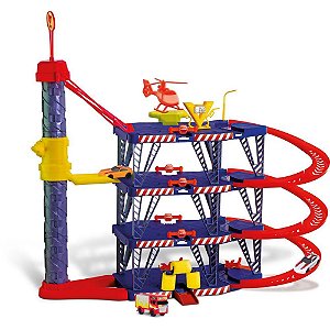 Pista posto de gasolina 4 estacoes - samba toys (unidade)