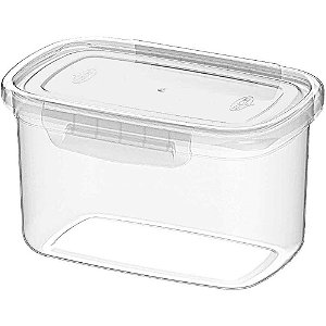 Pote plastico com travas 22x15x12cm 2,2l. - nitron (unidade)