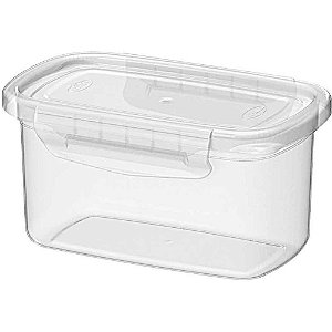 Pote plastico com travas 17x11x9cm 850ml. - nitron (unidade)