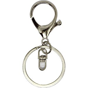 Aviamento fecho lagosta c/argola niquela - kit (pct.c/10)