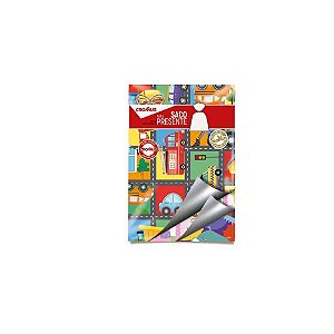 Saco metalizado 25x37cm perolado infantil sortido - cromus (pct.c/50)