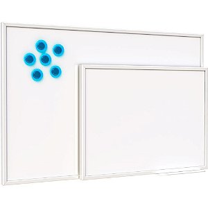 Quadro aviso magnetico 40x30cm fit branco - stalo (unidade)