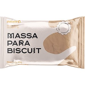 Massa de porcelana fria biscuit 85g pele - ink way (cx.c/10)