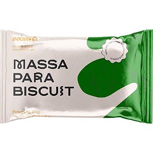 Massa de porcelana fria biscuit 85g verde musgo - ink way (cx.c/10)