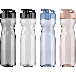 Garrafa plastica veneza transp. sortida 600ml - tiba (dp.c/24)