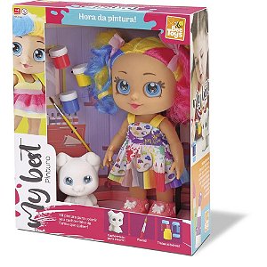 Boneca my best pintura c/tinta - bee toys (unidade)