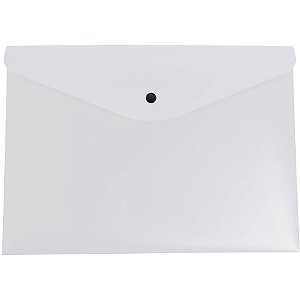 Pasta envelope a4 cristal c/botao - dello (pct.c/10)