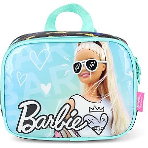Lancheira termica barbie mao/costa verde - luxcel (unidade)
