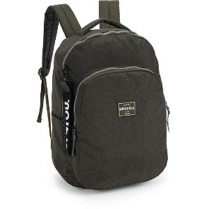 Mochila up4you crinkle g cinza - luxcel (unidade)