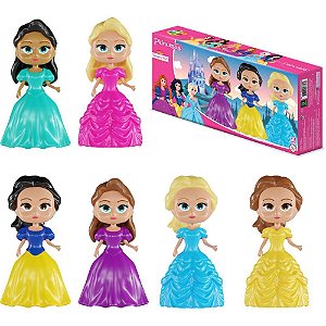 Brinquedo para montar princesas c/03 unidades (sortido) - ggb plast (unidade)