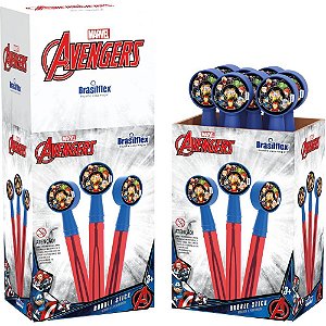 Bolha de sabao avengers bubble stick 130ml - brasilflex (cx.c/08)