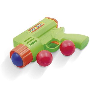 Lancador fire ball c/3 bolinhas - pica pau (unidade)