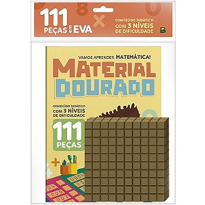 Material dourado aprenda em casa eva c/111 pcs - todolivro (unidade)