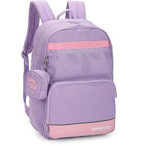 Mochila up4you g roxa c/ comp.p/note - luxcel (unidade)