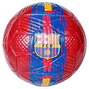 Bola de futebol barcelona pvc/pu n.5 vm/az - futebol e magia (unidade)