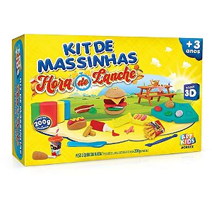 Massa para modelar criativa art kids hora do lanche 200g - acrilex (unidade)