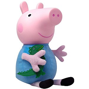Boneco e personagem george pig 32cm - baby brink (unidade)