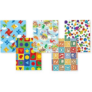 Saco metalizado 88x120cm saco+laco infantil (sortido) bl.c/01 - gala embalagens (pct.c/10)