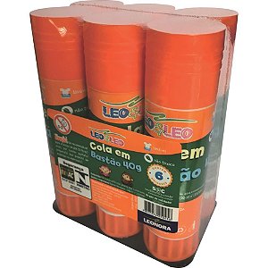 Cola em bastao leoleo 40g - leonora (pct.c/06)