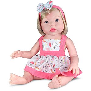 Boneca realist small loira 37,5cm - sid-nyl (unidade)