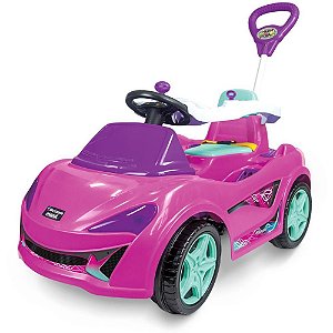 Veiculo para bebe mc laram rosa 30kg c/som - maral (unidade)