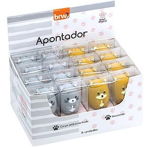 Apontador sem deposito best friend plastico - brw (dp.c/16)