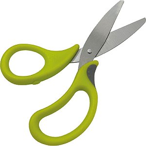 Tesoura escolar curva p/eva g-0130 cores (sortido) - gramp line (unidade)