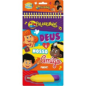 Livro aquabook 3 palavrinhas 24x14cm 10pgs - magic kids (unidade)