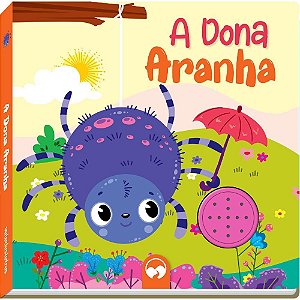 Livro sonoro a dona aranha 18x18cm 8pag. - vale das letras (unidade)