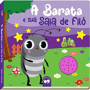 Livro sonoro a barata e sua saia 18x18cm 8p - vale das letras (unidade)