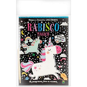 Livro infantil colorir rabisco magico unicornios 8p - todolivro (unidade)