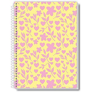 Caderno 10x1 capa dura loop 160fls. - pauta (pct.c/05)