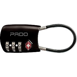 Cadeado segredo personal 3segr.haste flex.pto - pado (unidade)
