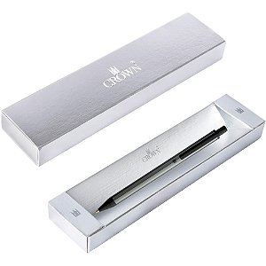 Caneta esferografica metalic esfera fume - crown (unidade)