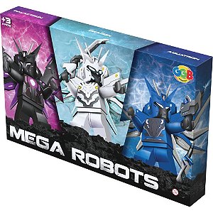 Brinquedo para montar boneco mega rebots c/3unid. - ggb plast (unidade)
