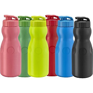 Garrafa plastica veneza colorida mais 600ml (s) - tiba (dp.c/24)