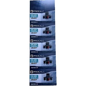 Rolete entintador bicolor p/pr220/lp25t/lp45 - procalc (ct.c/05)