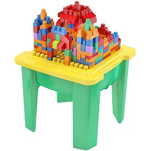 Brinquedo para montar mesa monta mais blocoland 220 - dismat (unidade)