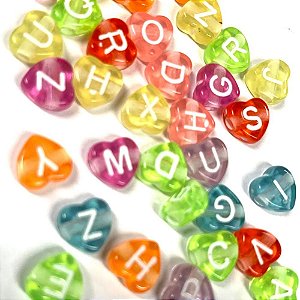 Micanga conta coracao transp. 25g sort - kit (pacote)