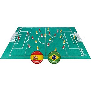 Futebol de botao club 2 brasil x espanha - gulliver (unidade)