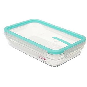 Pote plastico com travas freshy 820ml. vd - sanremo (unidade)
