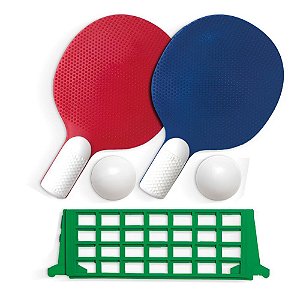Raquete para ping pong conj.raquete+2bolas+suporte - pica pau (unidade)