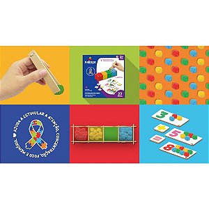 Brinquedo pedagogico separaçao cores e contando - xalingo (unidade)