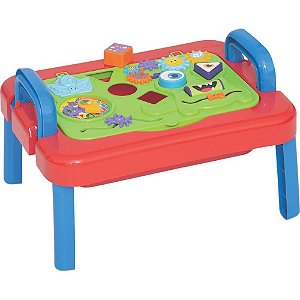 Brinquedo educativo mesinha didatica c/acessorios - merco toys (unidade)