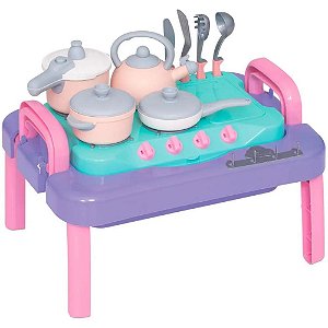 Brincando de casinha mesinha baby gourmet charmosa - merco toys (unidade)