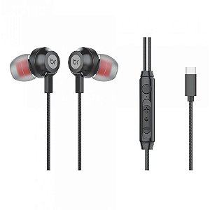Fone de ouvido com microfone ghost usb-c - bright (unidade)